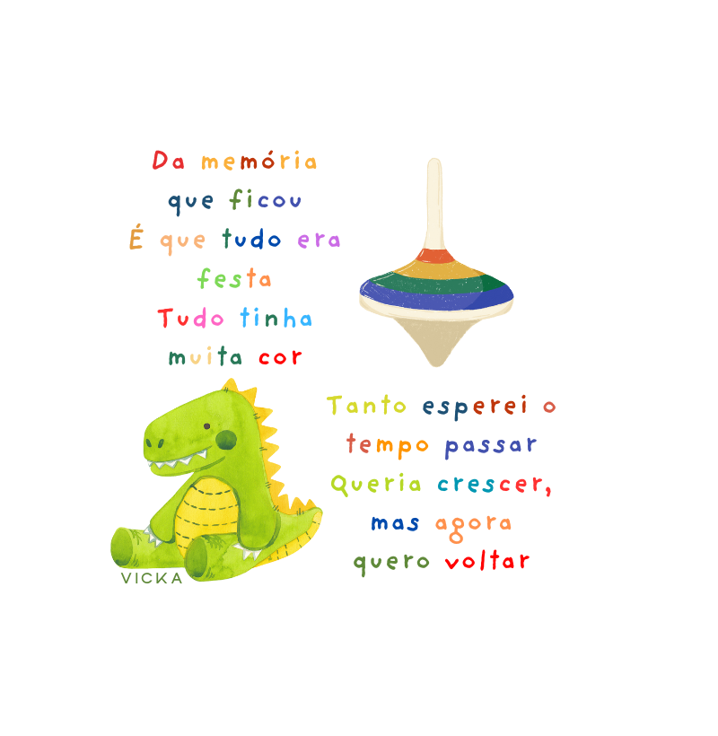 Roda gigante - Tudo tinha muita cor